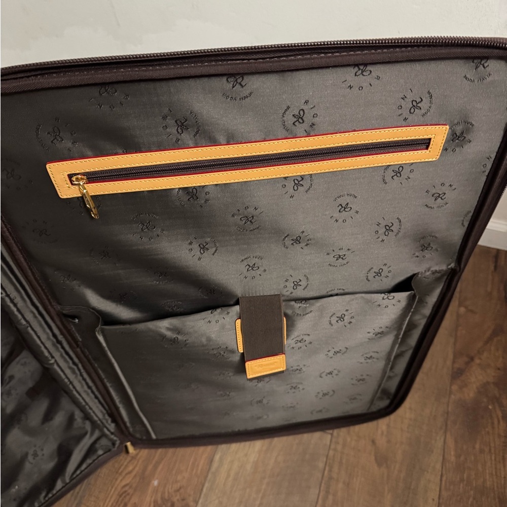 Rioni Large Monogram Leather Luggage - Picture 7 of 16